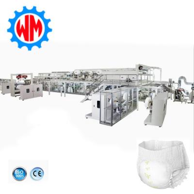 China Pants Baby Diaper Machine 500Pcs-600Pcs Per Minute Baby Pants Machine for sale