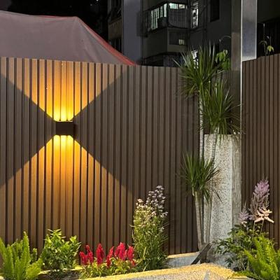China Black / White / Gray / Wood Grain Powder Coated Aluminum Fence To Suit Your Aesthetic Needs for sale