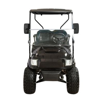 China Factory Professional Supply Hot Selling Top Speed 28kmh Black Chinese Golf Cart 23*10.5-14 for sale
