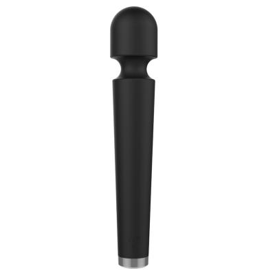 China Multi-Speed Rechargeable Handheld Massage Vibrator Heating Function Body Magic Wand Personal Massager For Women for sale