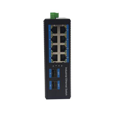 China 8-port 10/100/1000Mbps RJ45+2G SFP Industrial Ethernet Switch ZXD28G Series ZXD28G Series for sale