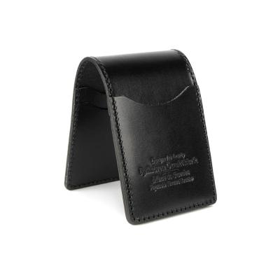 China Customize Design Custom Logo Embossed Silk Screen Mens And Womens Leather Business Card Holder for sale