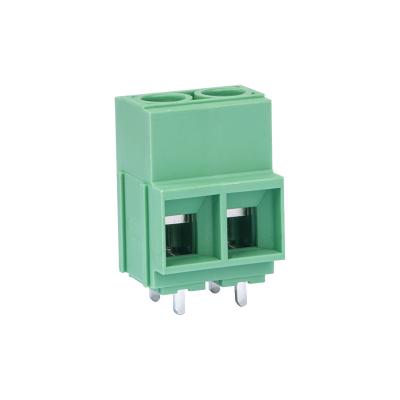 China M4 4 Pin Pcb Terminal Block 10.16Mm Pitch 300V 52A Green Screw Terminal Block Electrical Terminal Block for sale