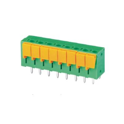 China PA66 PCB UL94V-0 142 TB Terminal Block Spring Fixed Terminal PCB Terminal Block Connector 300V 10A for sale