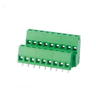 China PA66 PCB Terminal Blocks UL94V-0 300V 16A 24-14AWG Screw Pluggable Connector Terminal Blocks for sale