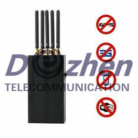 Cina Un telefono cellulare di 5 antenne & Wi-Fi & emittente di disturbo portatili di GPS L1 in vendita