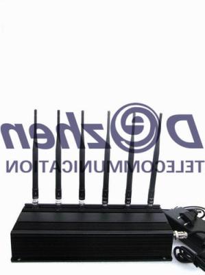 중국 6개의 안테나 휴대폰 3G, 와이파이 & RF 방해기 (315MHz/433MHz) 판매용