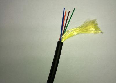 Cina Cavo a fibre ottiche dell'interno aereo rotondo semplice di GJFJH, un cavo a fibre ottiche dei 2 - 4 centri in vendita