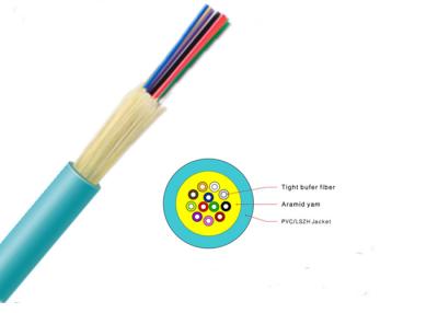 Cina 50/125 di cavo a fibre ottiche dell'interno valutato 10 gigabit OM3 scoppia l'allevatore valutato in vendita
