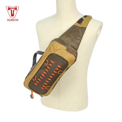 China Lightweight Fishing Sling Pack OEM Loading Line Wholesales Multiple Size Durable Outdoor Fishing Tackle Bag for sale