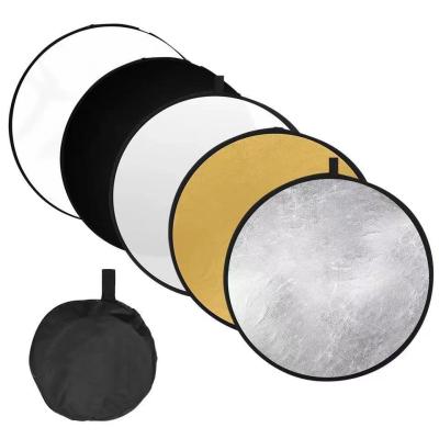 China Photograghy new 60cm 80cm 110cm 5 in 1 reflector photography studio lights for photography with reflector for sale