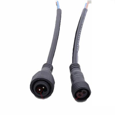China PVC IP65 Waterproof Wire Harness Male To Female Connector For Street Light for sale