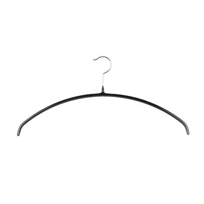 China Eco-friendly Factory Material Wholesale Cheap PVC Coated Non-Slip Wire Metal Clothing Hangers for sale