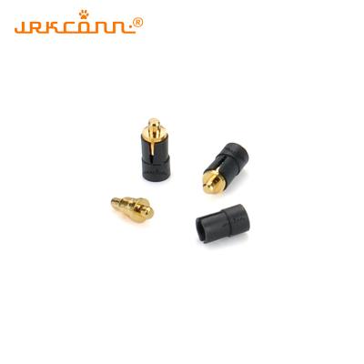 China Single Row Male Header Spring-Load Bending Type Gold Plating Brass C3604 for sale