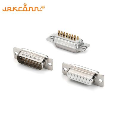 China 15 Pin D Type Connector Solder Cup Bewerkte contacten D-Sub Connectors voor kabeladapter Te koop