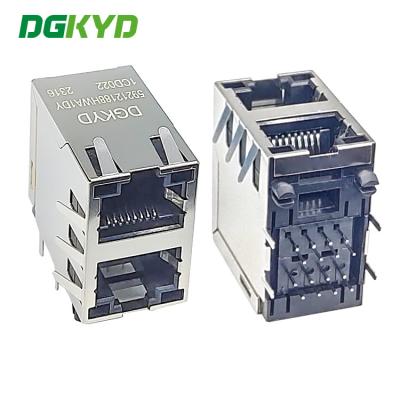 중국 보호해야 하는 모듈 인터페이스와 DGKYD59212188HWA1DY1CD022 RJ45 다중 공항 소켓 판매용