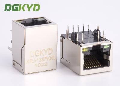 China KRJ-138FKNL 10/100 módulo de conector del megabit Cat5 Rj45 con el Magnetics modificado para requisitos particulares en venta