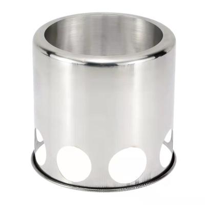 China Multi Fuction Tool Hot Sale Outdoor Cooking Outdoor Portable Camping Hiking Outdoor Stainless Steel Wood Stove Stove for sale