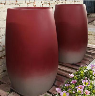 China Gráfico Potes de flores altas Plantação Casa e jardim Decoração de interiores Outdoor Potes de flores de concreto à venda