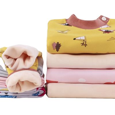China IMF Kids Antibacterial Winter Thicken Warm Pajamas Clothing Sets for sale