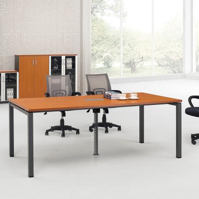 China 2023 Foldable Conference Table Conference Room Work Table New Iron Support Customized Table for sale