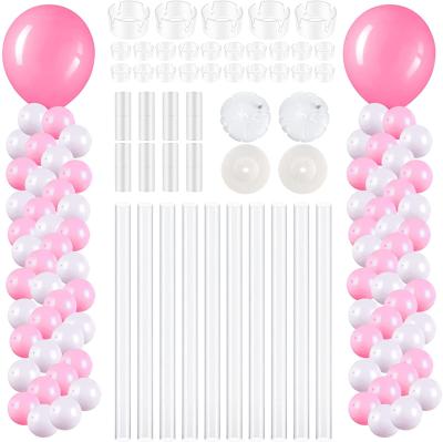 China Advertising Toy Balloon Pillar Stand Kit Balloon Column with Bottom Balloon Stand for Weddings Birthdays Baby Showers Graduation for sale