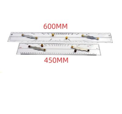China Plastic / Acrylic IMPA Marine Nautical Plastic Parallel Rulers IMPA371001 371002 for sale