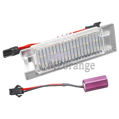 China Factory Automotive Parts Led Car Number License Plate Light Lamp License Plate For Opel 2005-2011 103168 for sale