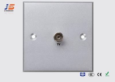 Chine Argent/boîte interconnexion de noir, plaque avant de prise murale avec le port de TV à vendre