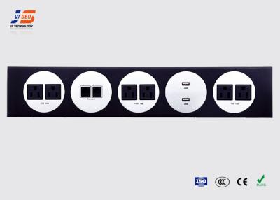China Wall installation Interconnect Box ,Universal Power Outlet Computer Audio Network for sale