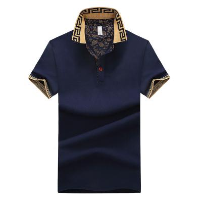 China Viable Wholesale Good Quality Breathable Lapel Plus Size High Fashion Clothing Plain Mens Polo Shirts Men's T-Shirt for sale