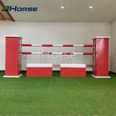 China High Quality Horse Jumps for Training Customized Jump Wings Standards Theme Design Equestriuan Events Aluminum Standards for sale