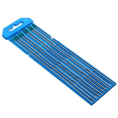 China Welding Head Tool WP 1.0mm*150mm Pure Tungsten Electrode Tungsten Needle Green for sale
