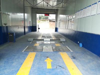 Cina CTGT-3-3C Linea di prova del veicolo a rullo Trinity Roller Vlt Brake Tester con doppia piastra di carico dell'asse in vendita