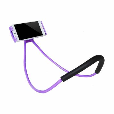 China Fashionable 360 Degree Lazy Rotation Neck Phone Hanging Holders Frame Selfie Mobile Phone Holder for sale