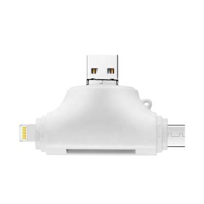 China Plastic High Speed Memory SD/TF Memory Mobile USB OTG+Type-C Universal Micro Card Reader For Phone PC Tablets for sale