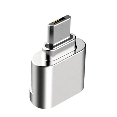 China Plastic Low Price High Speed USB 2.0 OTG Card Reader Card Adapter For Phone PC Tablets for sale