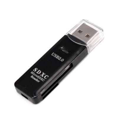 China Amazon Factory Wholesale Single Memory Card Reader USB2.0 Data Transmission SD High Speed TF Card Reader for sale