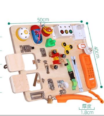 China Workbench Direct Home Busy Board Home Toddler Busyboard Maker Education Educational Toys For Baby Kids for sale