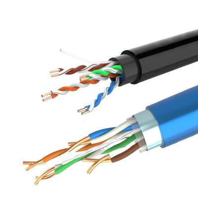 China Telecommunication Zhejiang best price PVC LSZH communication cables 305m ftp bare copper network cable cat5e for sale