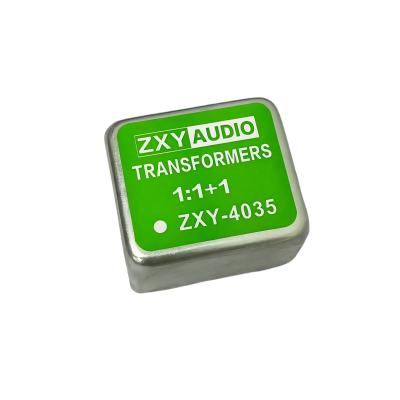 China ZXY4035 1:1+1 Transformador de audio de permalloy Conversión de impedancia equilibrada y desequilibrada en venta