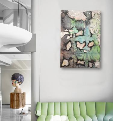 China Modern Chinese Factory Wholesale 100% Hand painted designer wall pictures Paintings For Living Room Wall 3d oil painting for sale