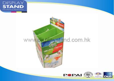 China Recyclable Corrugated / KT board Cardboard Dump Bins For Shop for sale