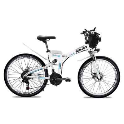 China Wholesale Electric bicycle aluminum alloy frame 24 new product spot model aluminum alloy 26 inch full suspension electric bicycle for sale