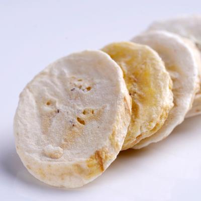 China 100% Dry Natural Organic No Sugar Added Sliced Freeze Dreid Banana for sale