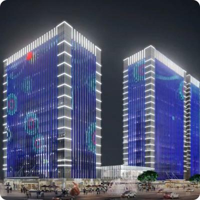 China DMX512 Control Method LED Linear Point Light for Exterior Wall Street Building Lighting IP65 Rated for sale