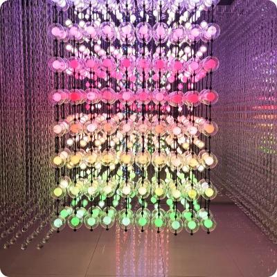 중국 19.6lm 램프 빛 흐름 RGB 3D 크리스마스 라이트 DC12V 건물 조명용 판매용