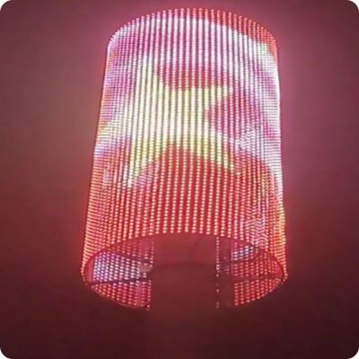 China T20 Display de publicidade tela de malha LED flexível transparente para edifícios ao ar livre à venda