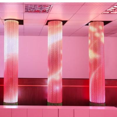 China Ecrã de malha LED de sinalização digital exterior RGB para tela de publicidade grande à venda