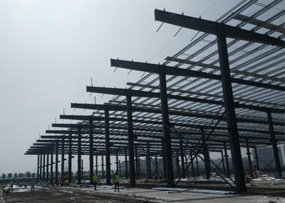 China Industriële Staalstructuur die het Lichte Pakhuis van het de Bouw Poortkader van het Staalkader bouwt Te koop